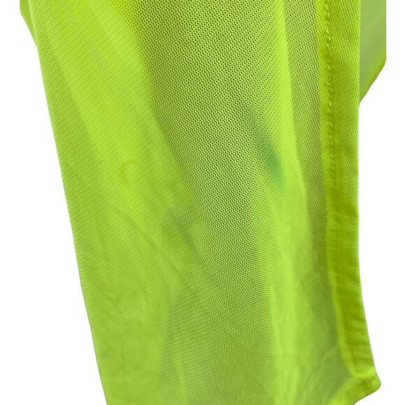 Spring Haze Women Neon Green Sweetheart Neck Spaghetti Strap Mesh Dress Size S - Picture 5 of 9